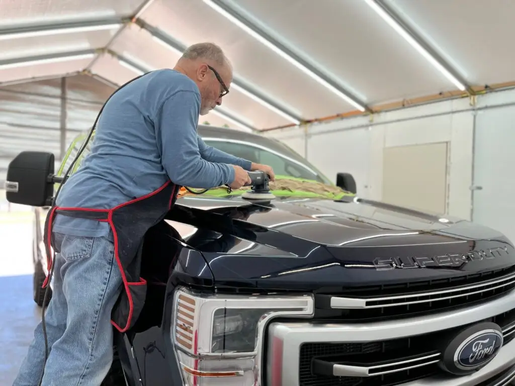 ken doing a paint correction