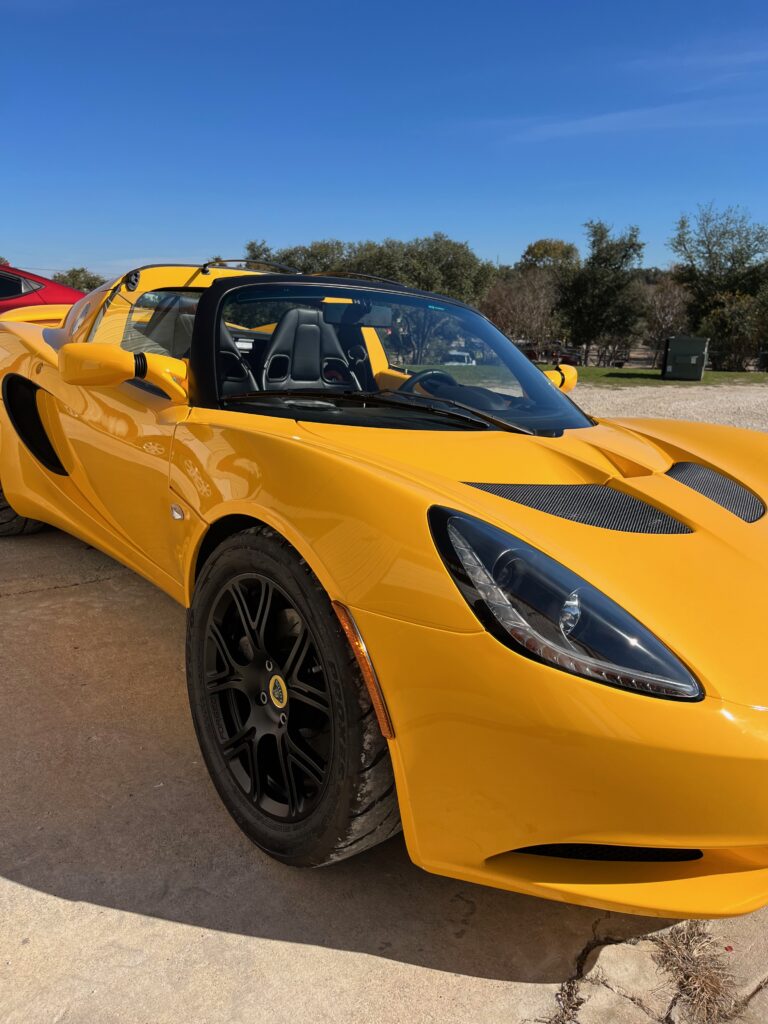 Lotus ceramic coating exotic car