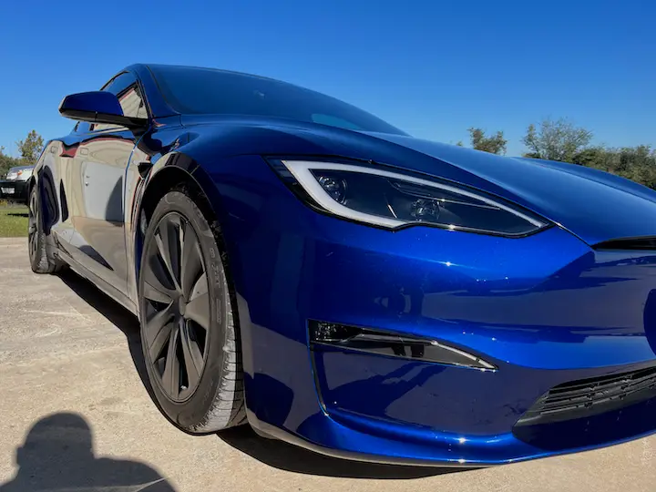 tesla with revivify self healing coating