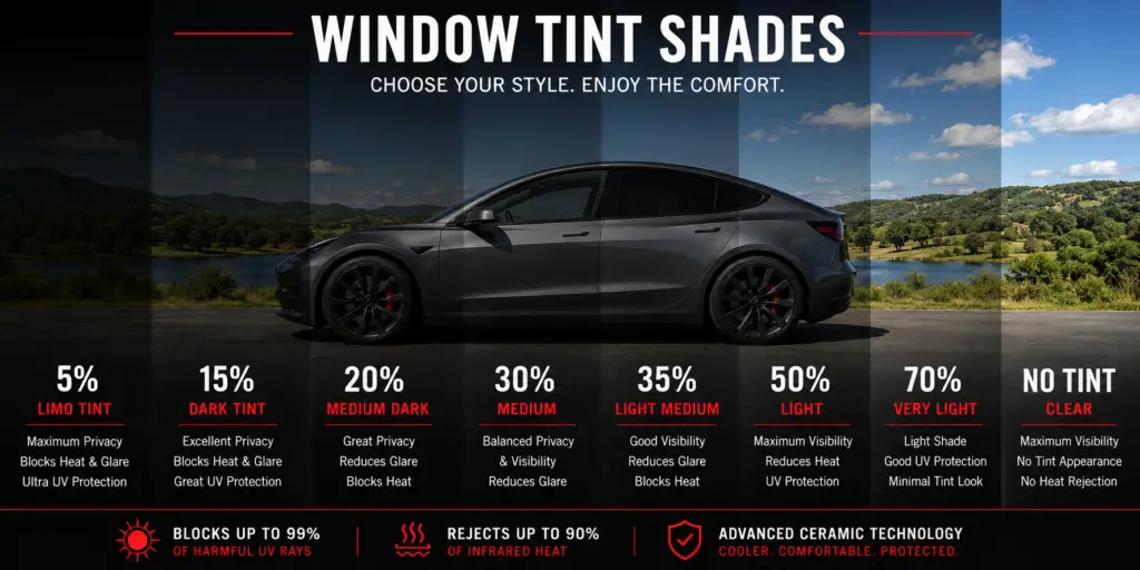 window tint shades